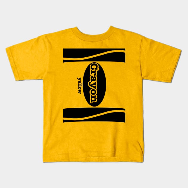 Color Yellow Kids T-Shirt by TonTomDesignz